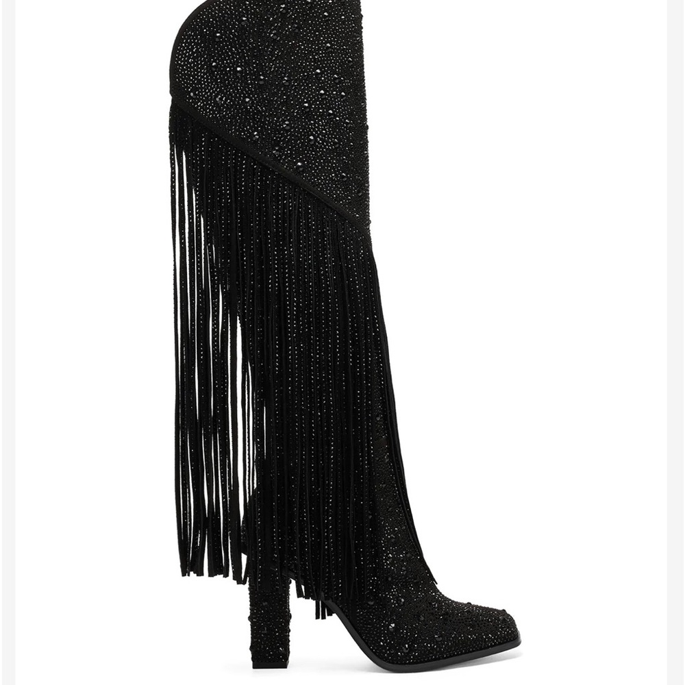 Jessica Simpson Asire Fringe Knee Boot